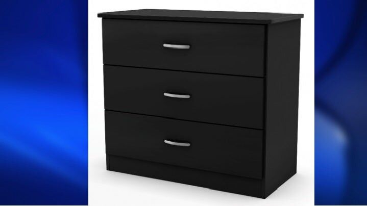 Three-drawer chests being recalled following fatality